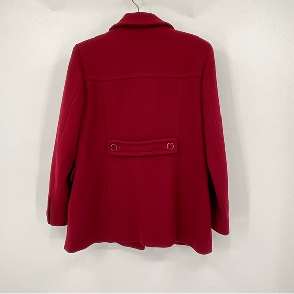 Pendleton Petite Red Wool Jacket Size 12 K10 - Picture 5 of 11